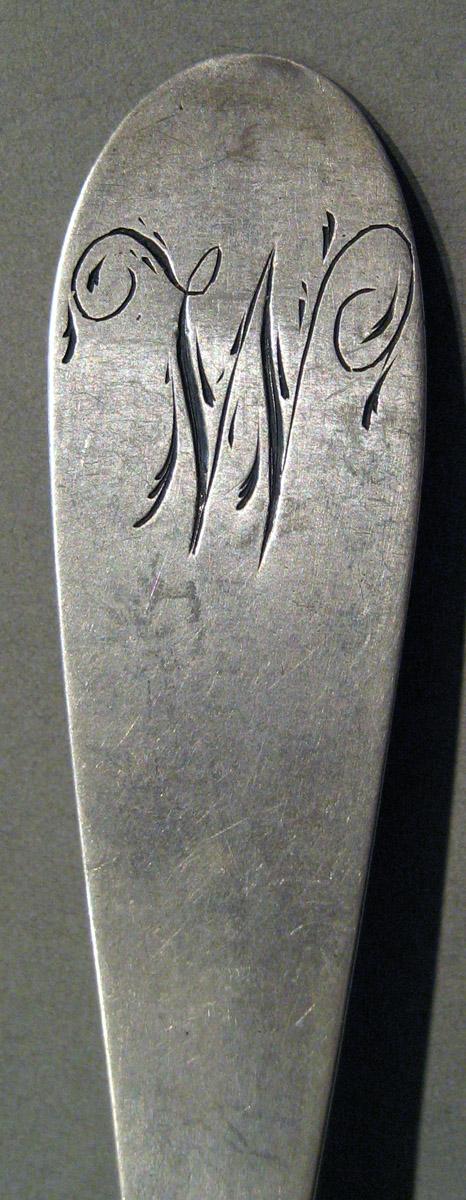 1998.0004.930.001 Silver Spoon engraving