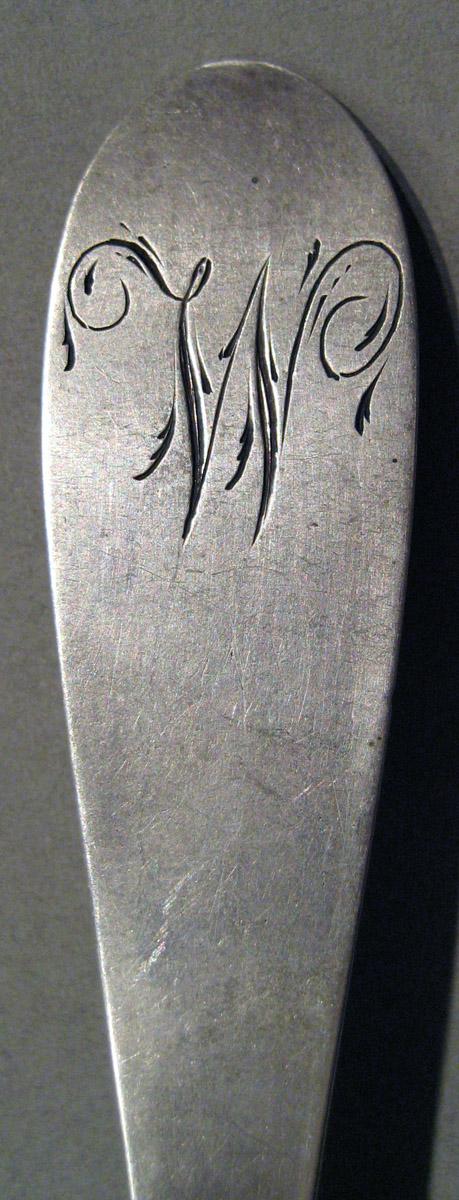 1998.0004.930.002 Silver Spoon engraving