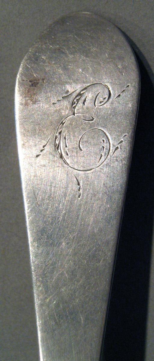 1998.0004.931 Silver Spoon engraving