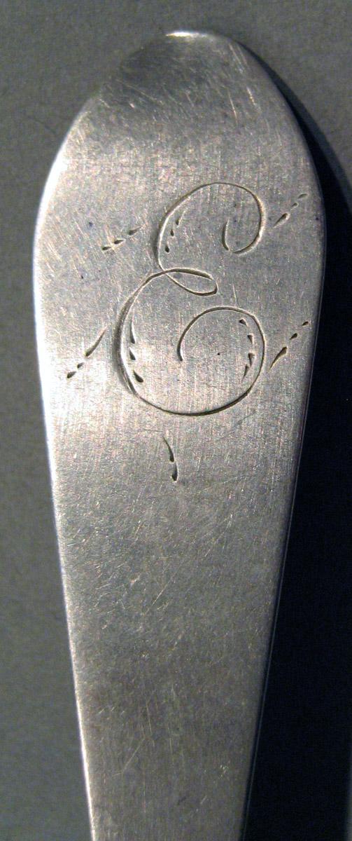 1998.0004.932 Silver Spoon engraving