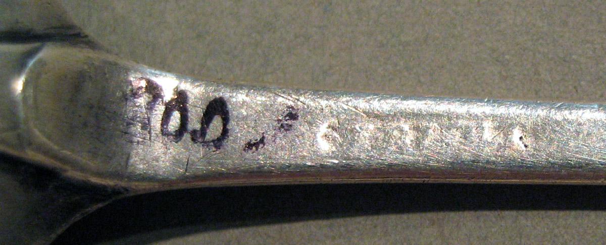 1998.0004.934 Silver Spoon mark