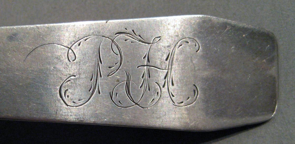 1998.0004.940.001 Silver Spoon engraving