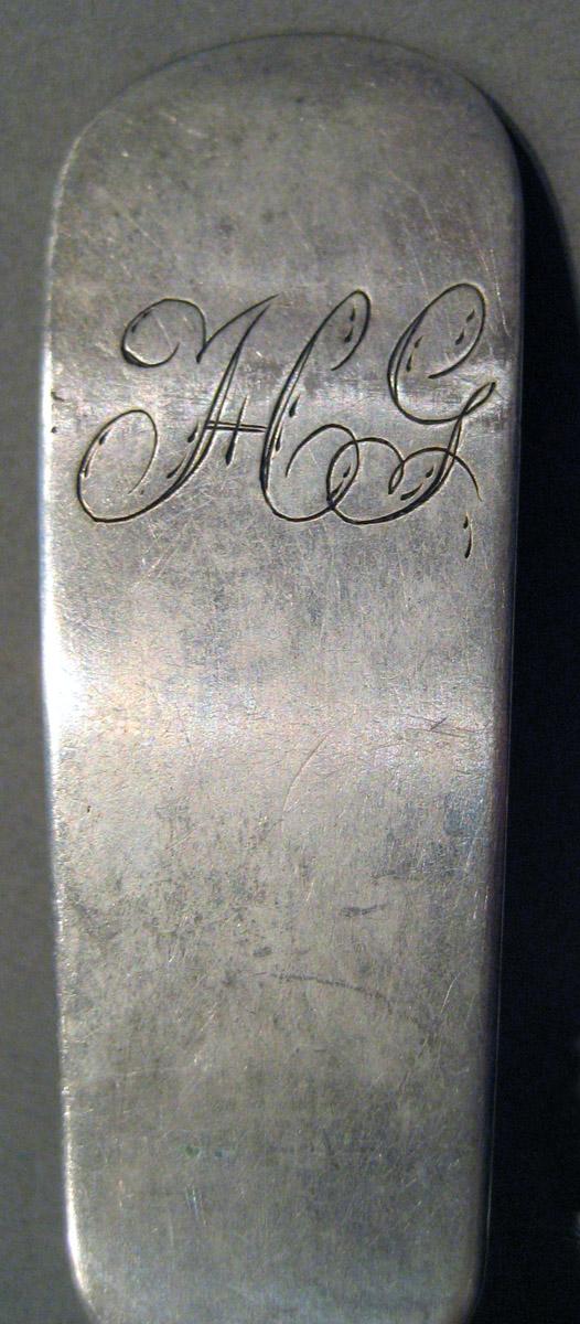 1998.0004.949.001 Silver Spoon engraving