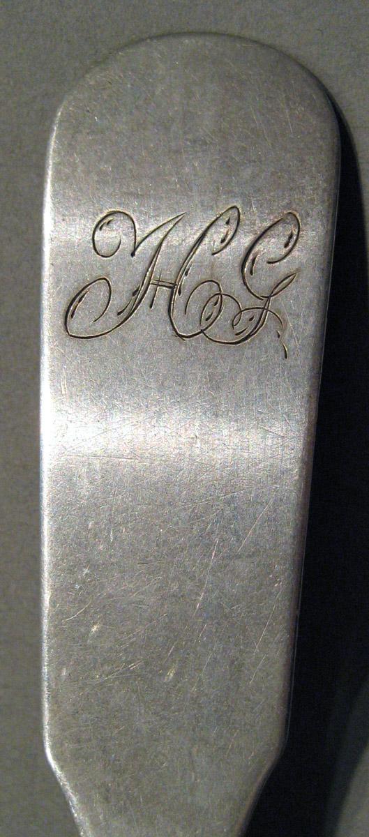 1998.0004.949.006 Silver Spoon engraving