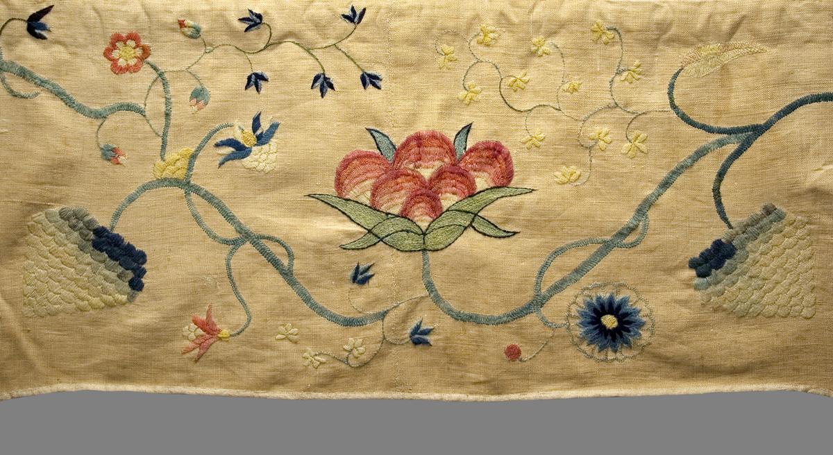 1952.0357.008 Bed Hanging, Base Valance, Pattern Detail
