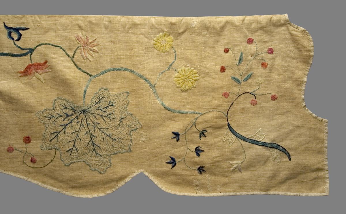 1952.0357.008 Bed Hanging, Base Valance, Edge Detail