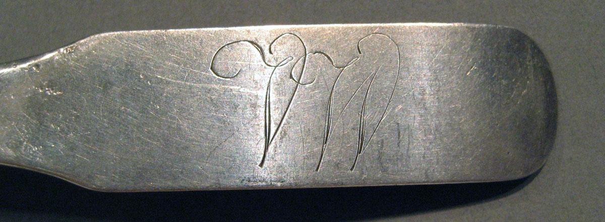 1998.0004.985.001 Silver Spoon engraving