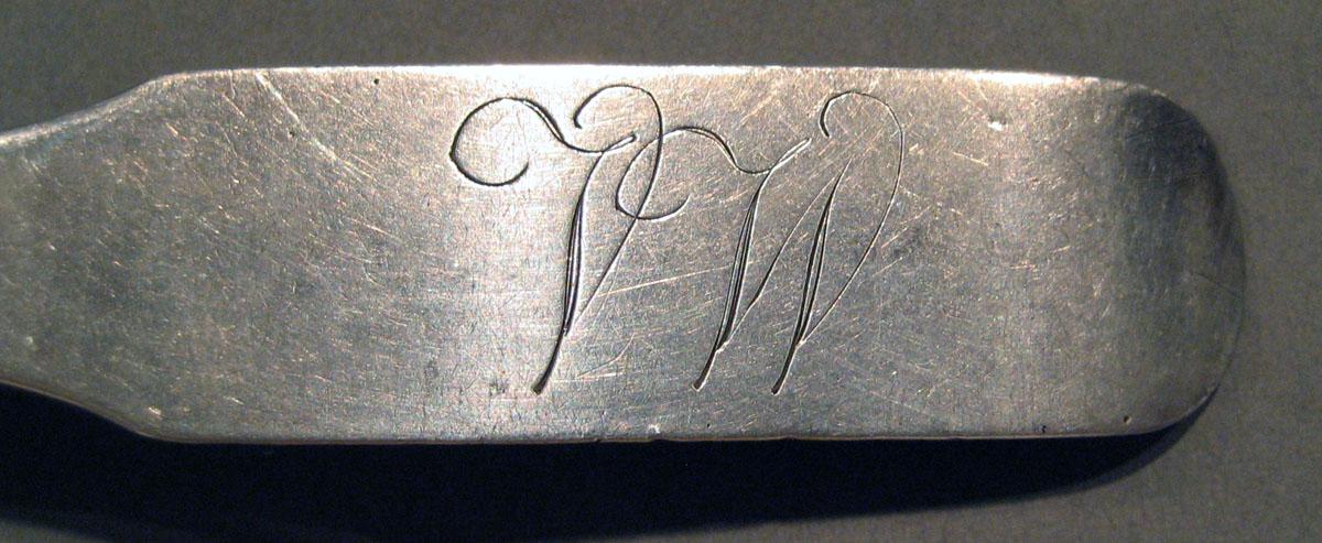1998.0004.985.002 Silver Spoon engraving