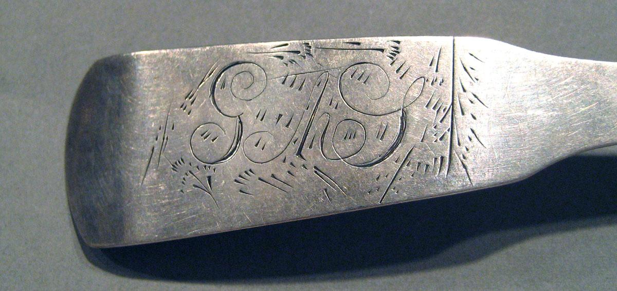 1998.0004.986 Silver Spoon engraving