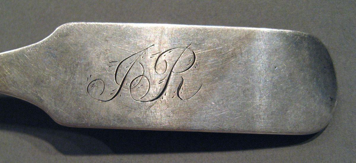 1998.0004.987 Silver Spoon engraving