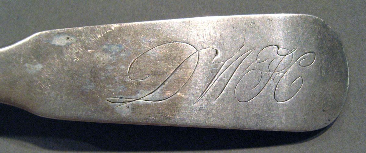 1998.0004.988 Silver Spoon engraving