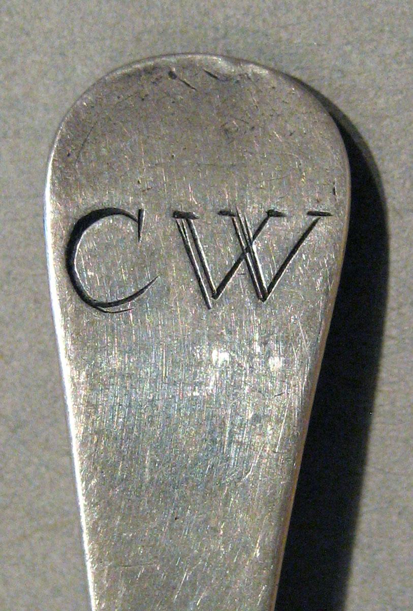 1998.0004.991 Silver Spoon engraving