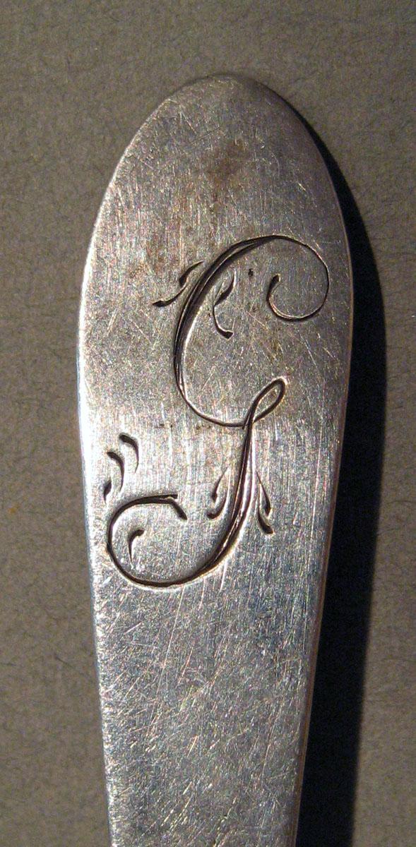 1998.0004.992.001 Silver Spoon engraving