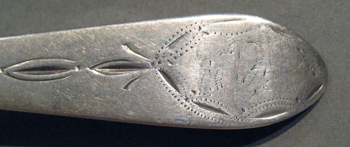 1998.0004.996 Silver Spoon engraving