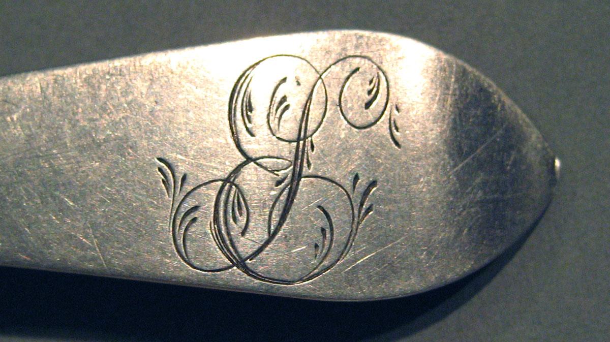 1998.0004.998.002 Silver Spoon engraving