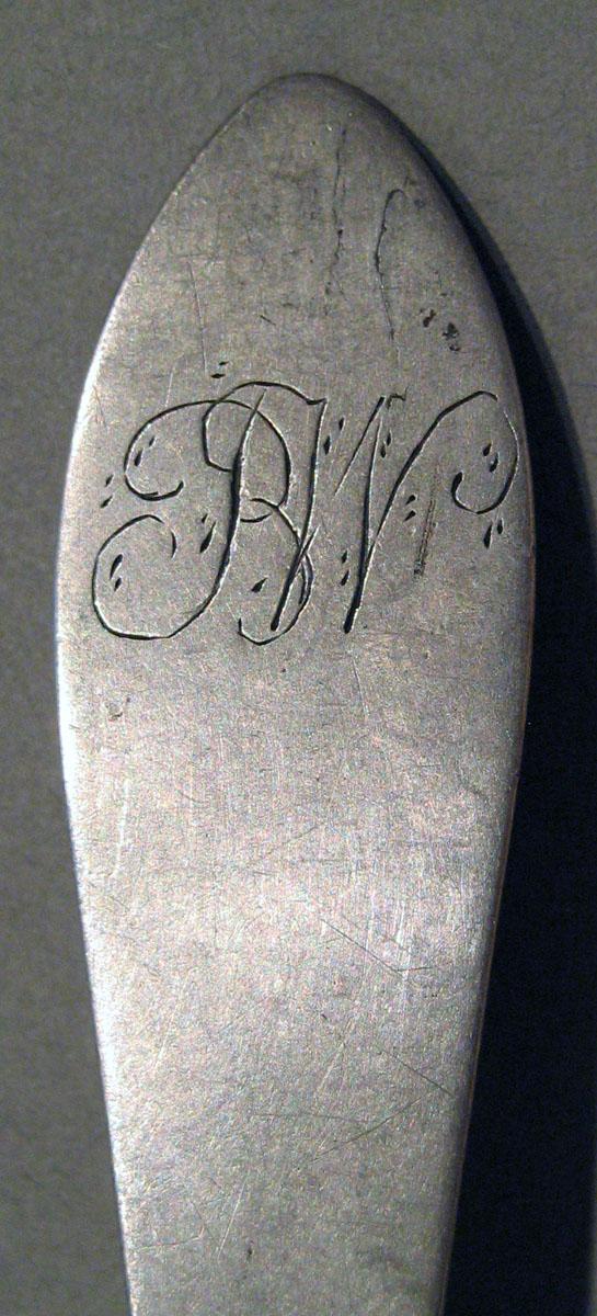 1998.0004.999 Silver Spoon engraving