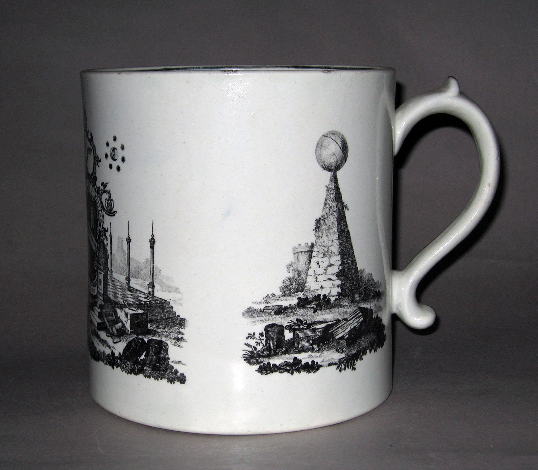 1958.0726 Soft-paste porcelain mug (profile)