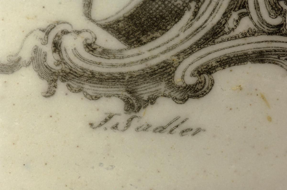 1958.0731 Worcester soft-paste porcelain jug (detail)