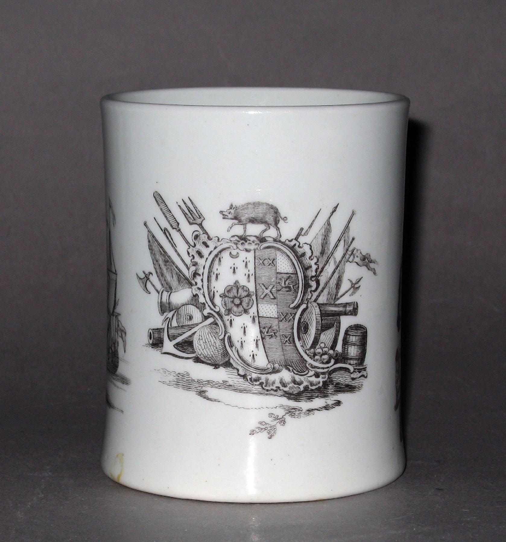 1958.0732 Soft-paste porcelain mug (front)