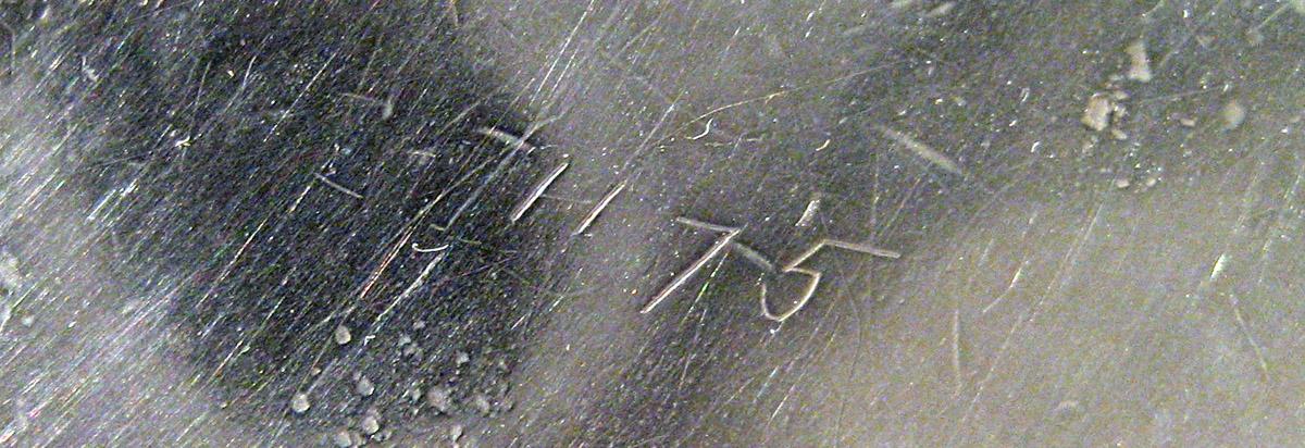 1998.0019 Silver Teapot inscription 1