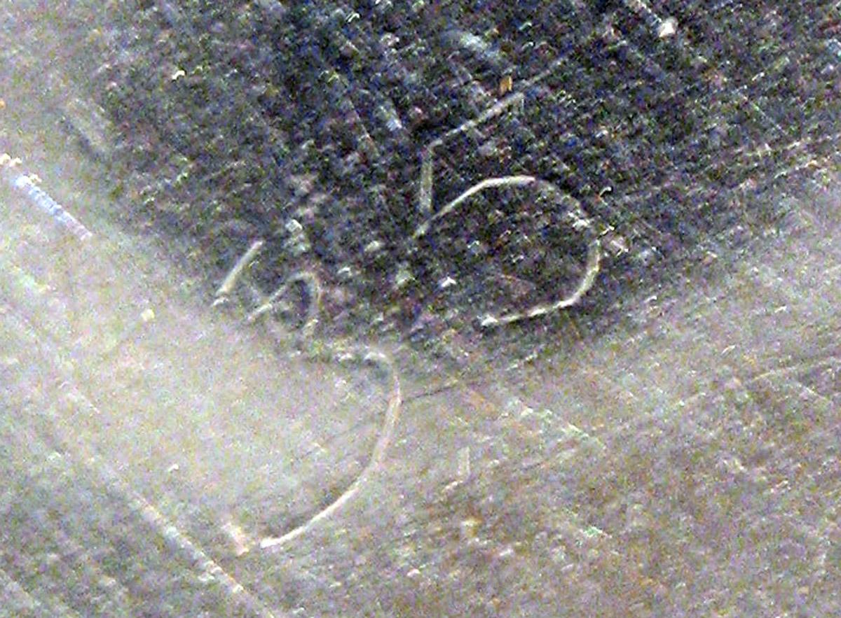 1998.0019 Silver Teapot inscription 2
