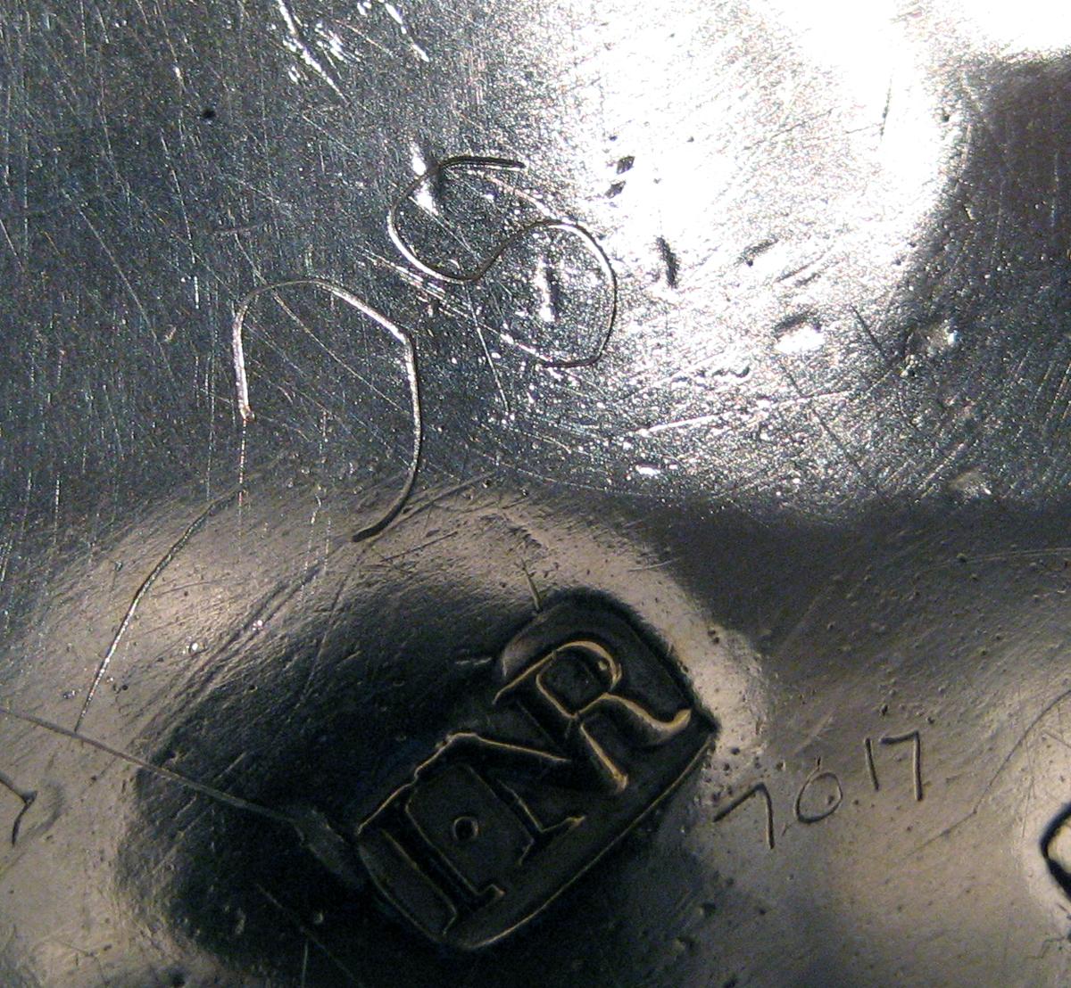 1998.0019 Silver Teapot inscription 3 & 4