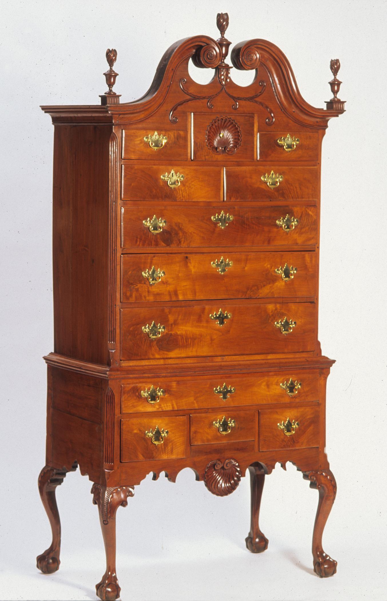 1999.0001.001 Chest of drawers, view 1