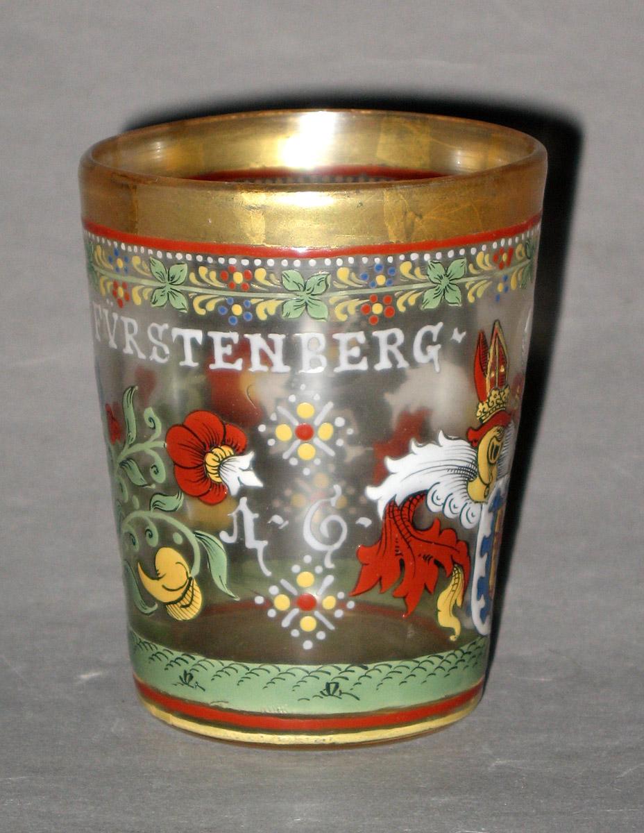 1999.0011.002 Glass tumbler or beaker (side 2)