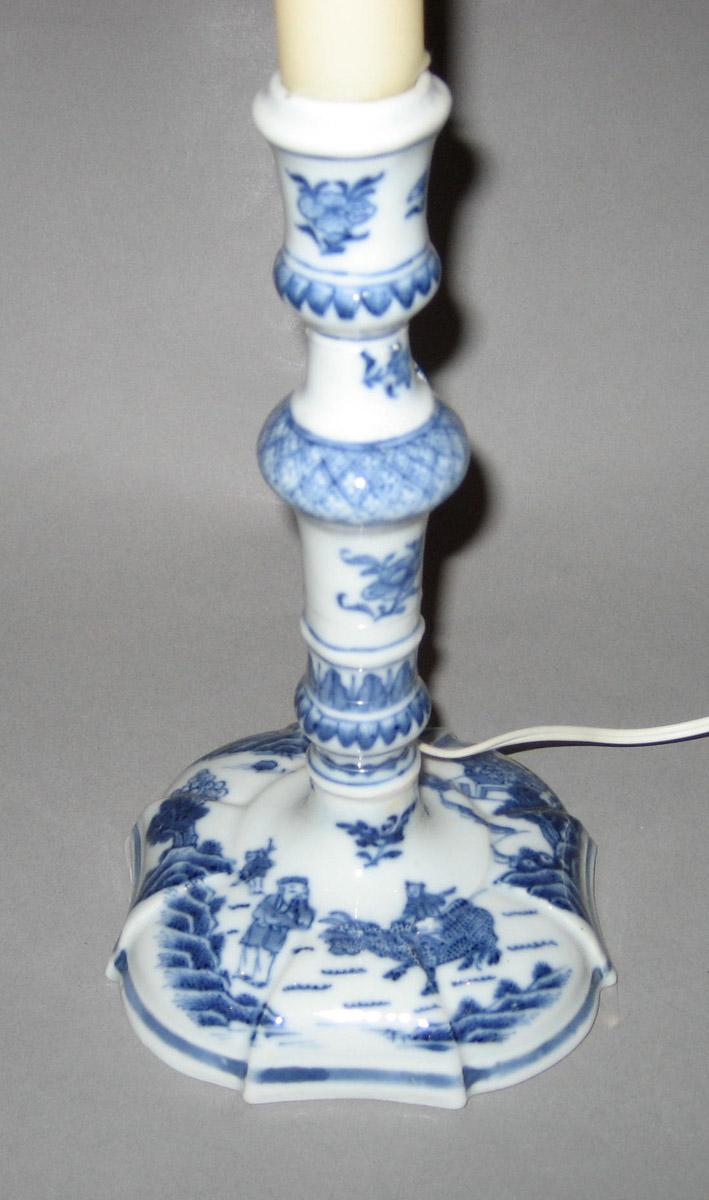 1958.0744 Porcelain Candlestick