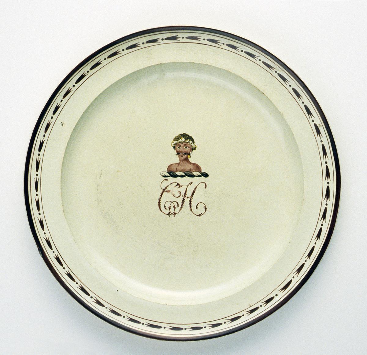 1999.0028.002 Pearlware plate