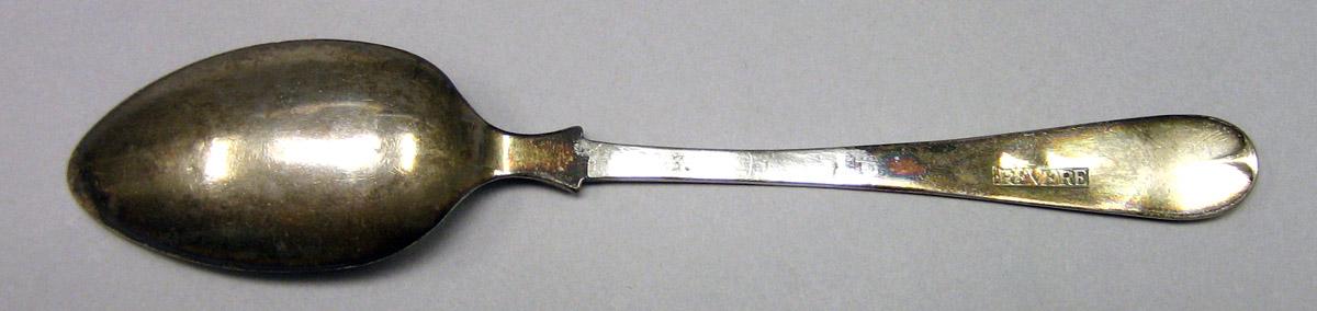 1999.0030.001 Silver Spoon underside