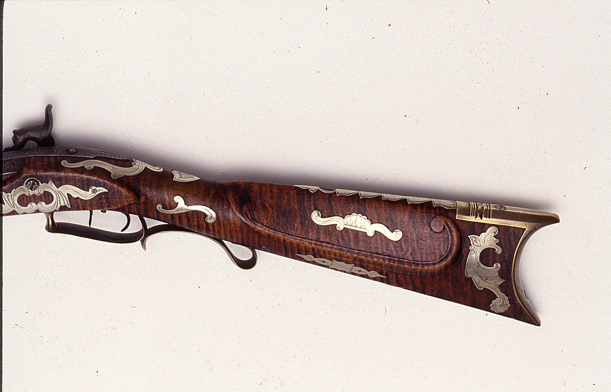 2000.0002 Rifle, Percussion rifle, detail 1