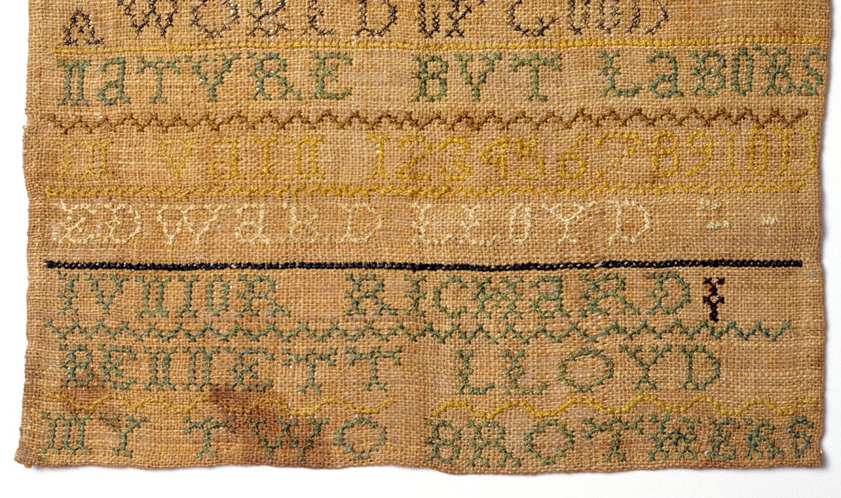 2000.0004 Sampler, Detail 4