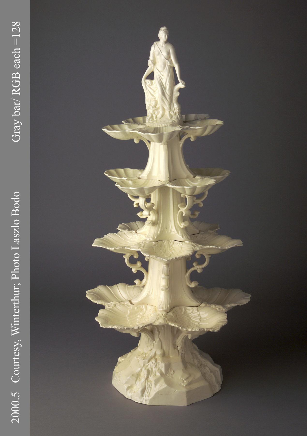 2000.0005 Creamware centerpiece (grand platt menage)
