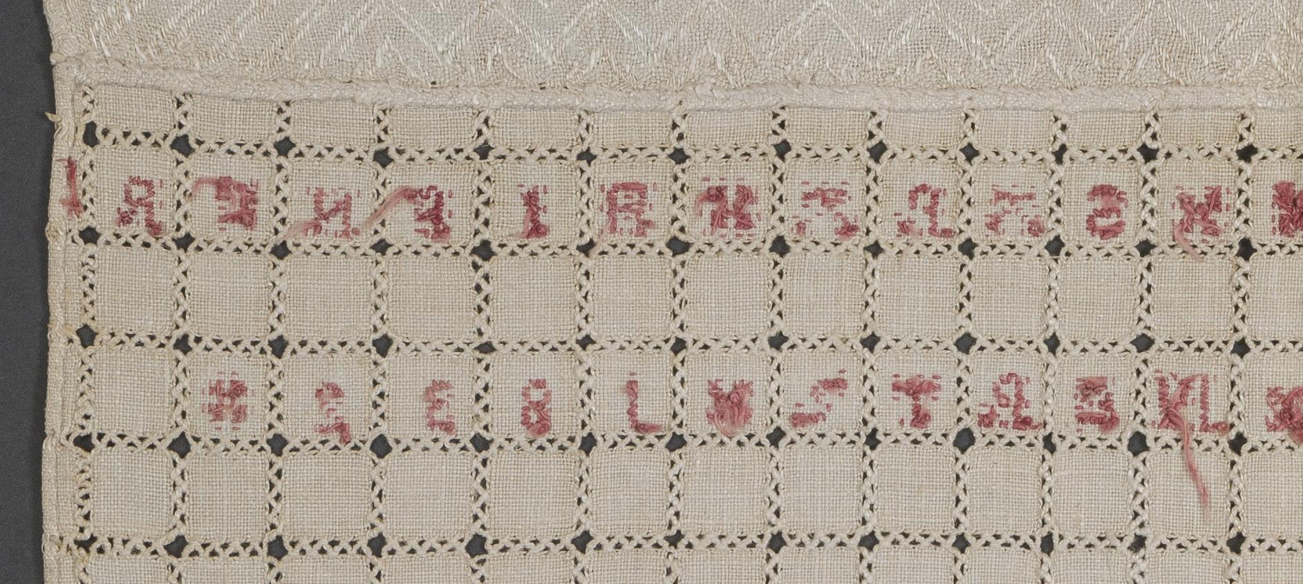 2000.0007.021 Towel, detail 3, reverse