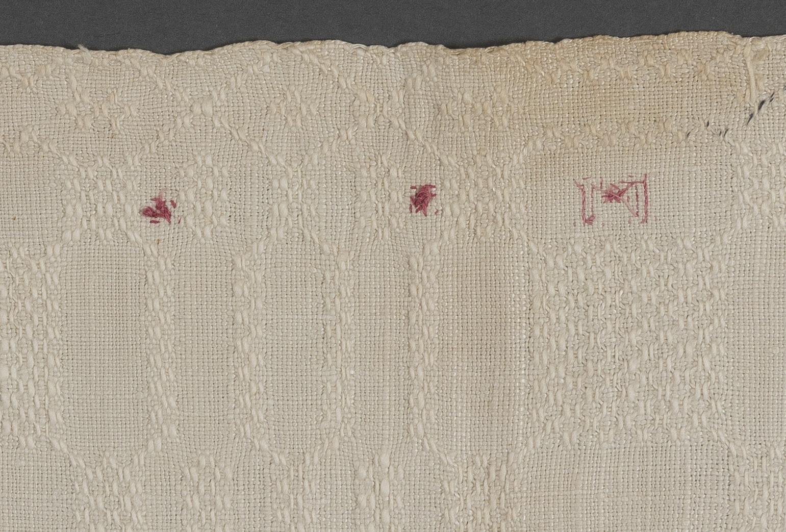 2000.0007.031 Towel, detail 2, reverse