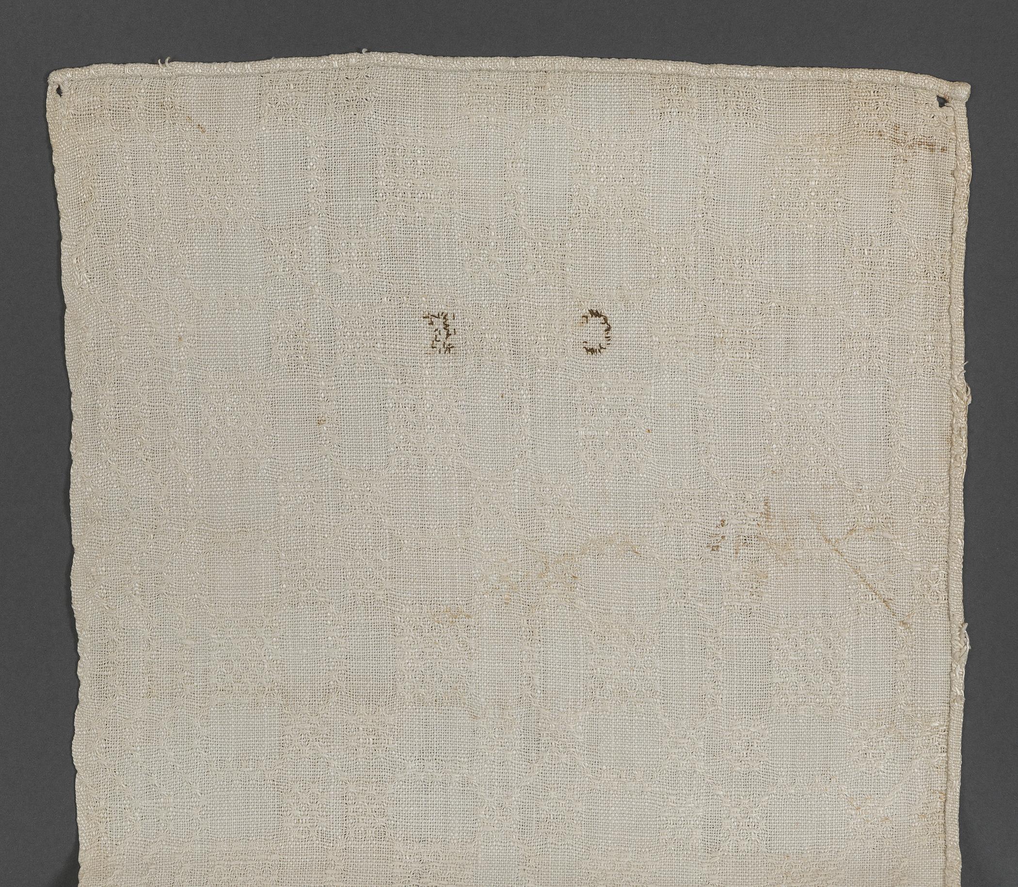 2000.0007.032 Towel, detail 1, reverse