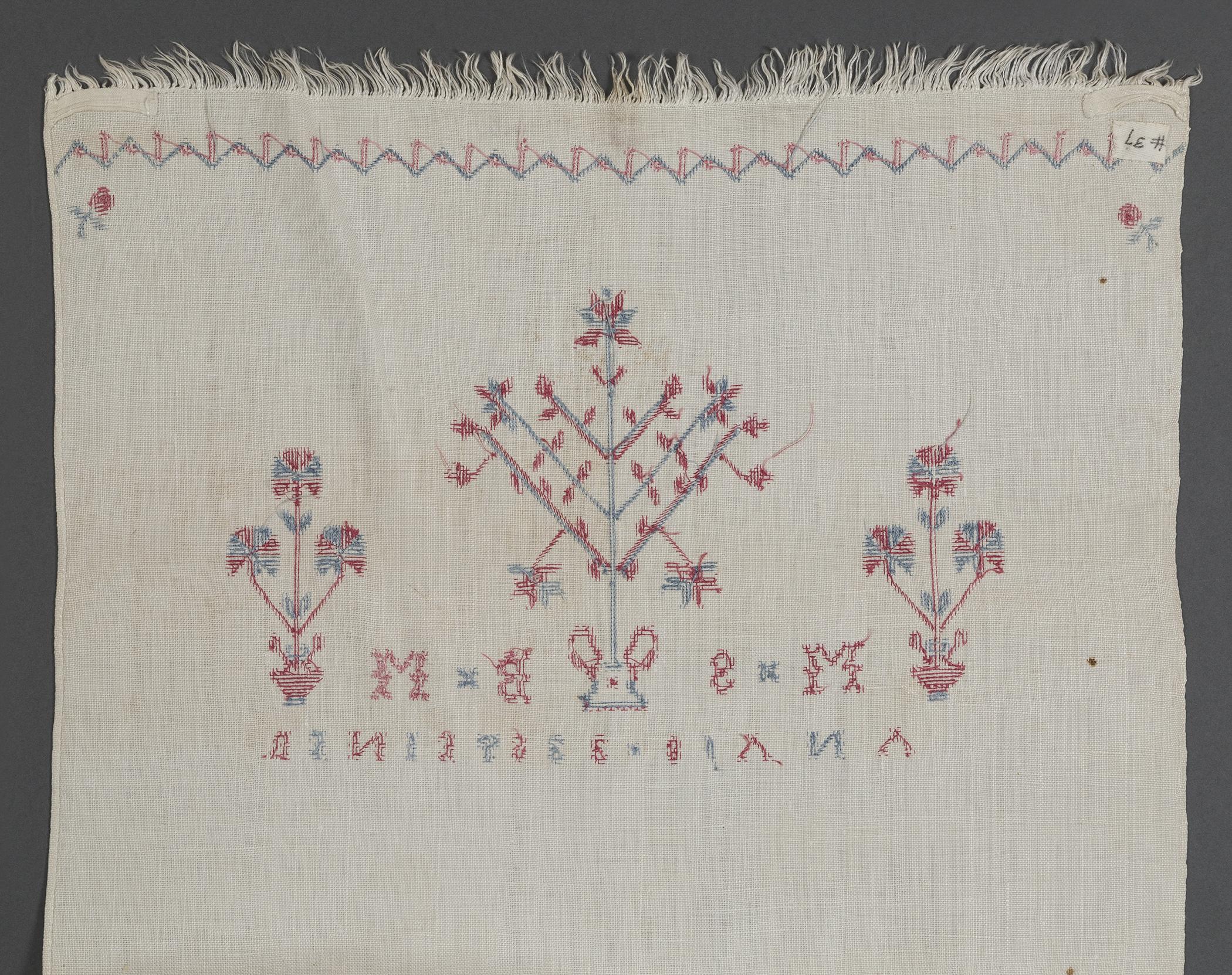 2000.0007.037 Towel, detail 1, reverse
