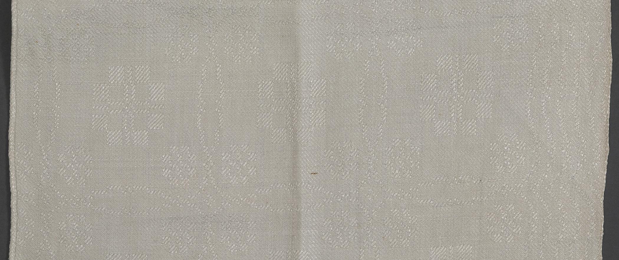 2000.0007.103 Towel, detail 2, reverse