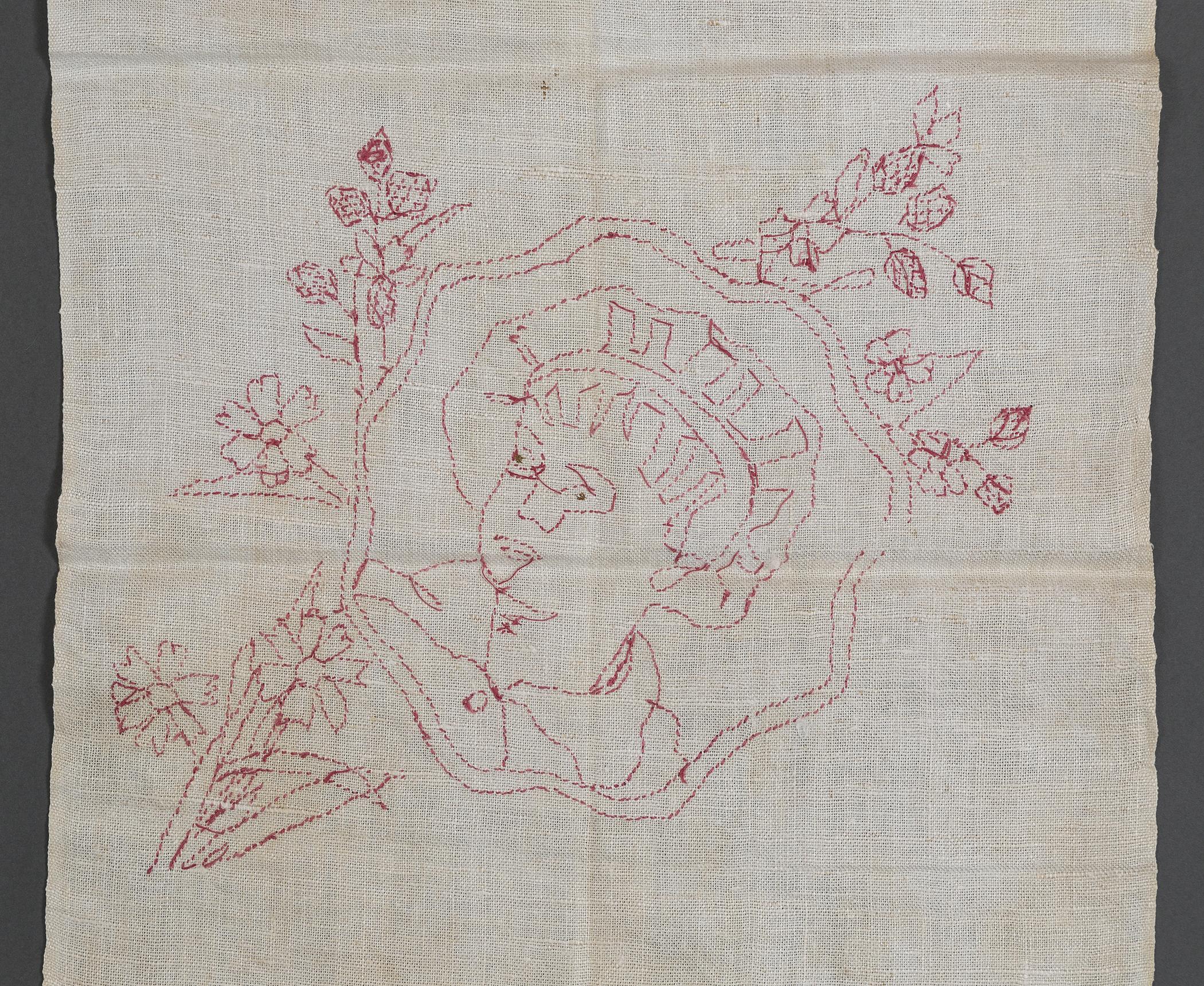2000.0007.108 Towel, detail 1, reverse