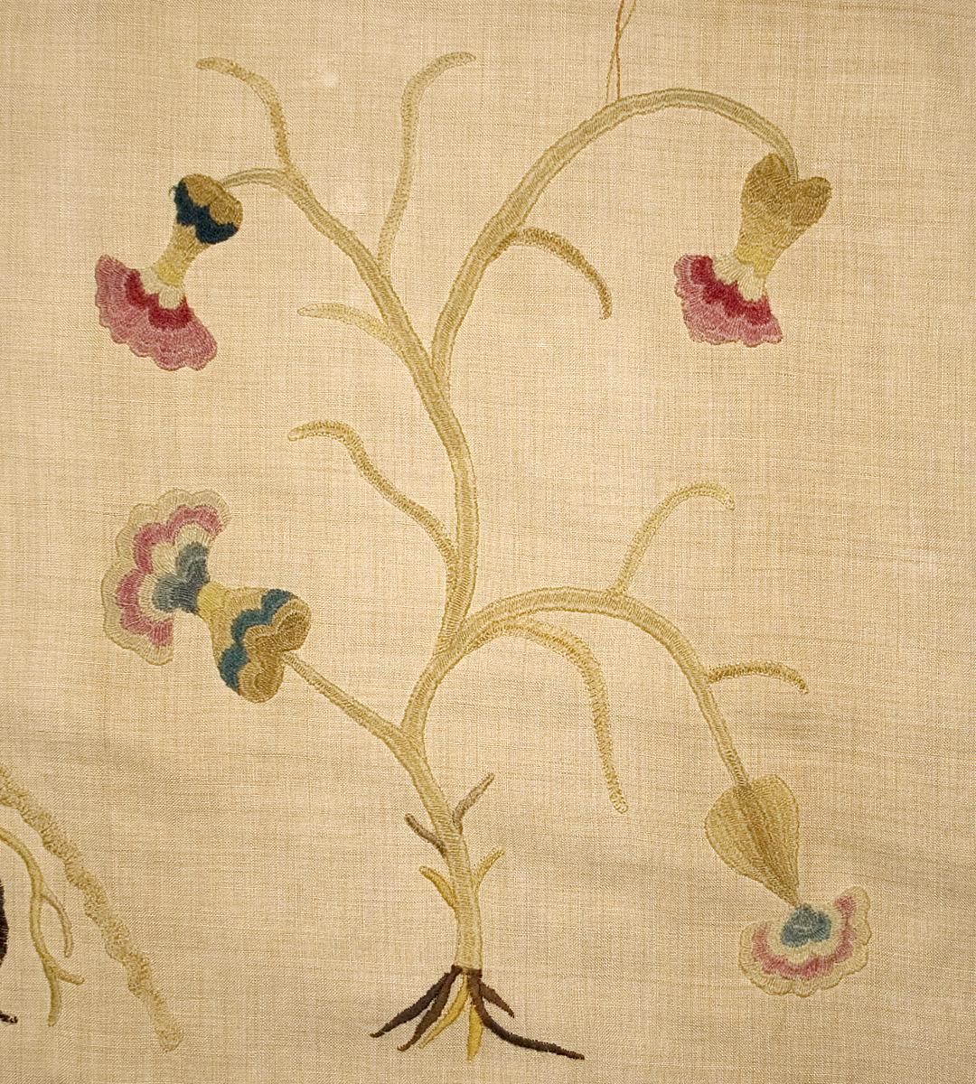 1952.0358.004 Bed Hanging, Side Curtain, Pattern Detail