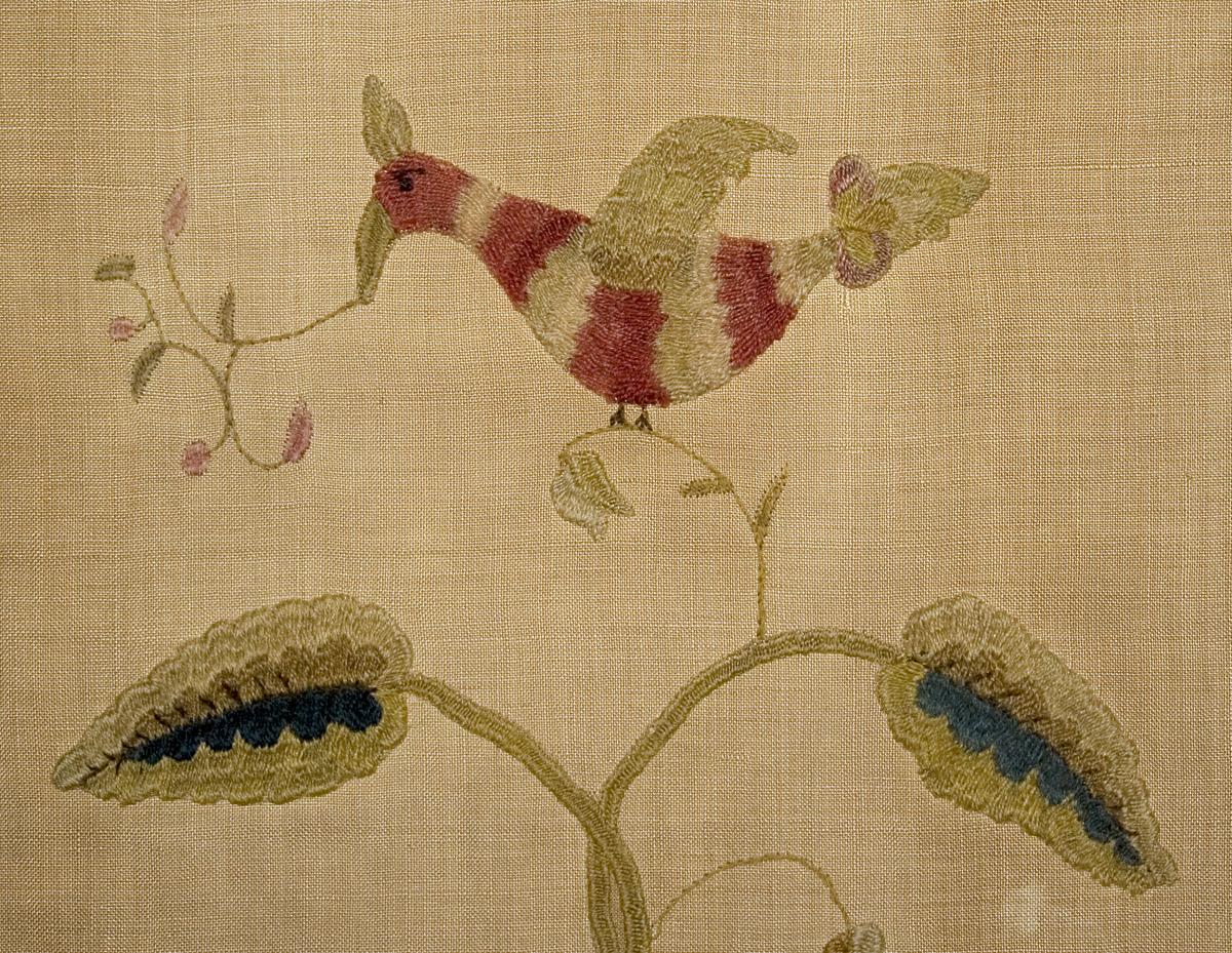 1952.0358.004 Bed Hanging, Side Curtain, Pattern Detail #2