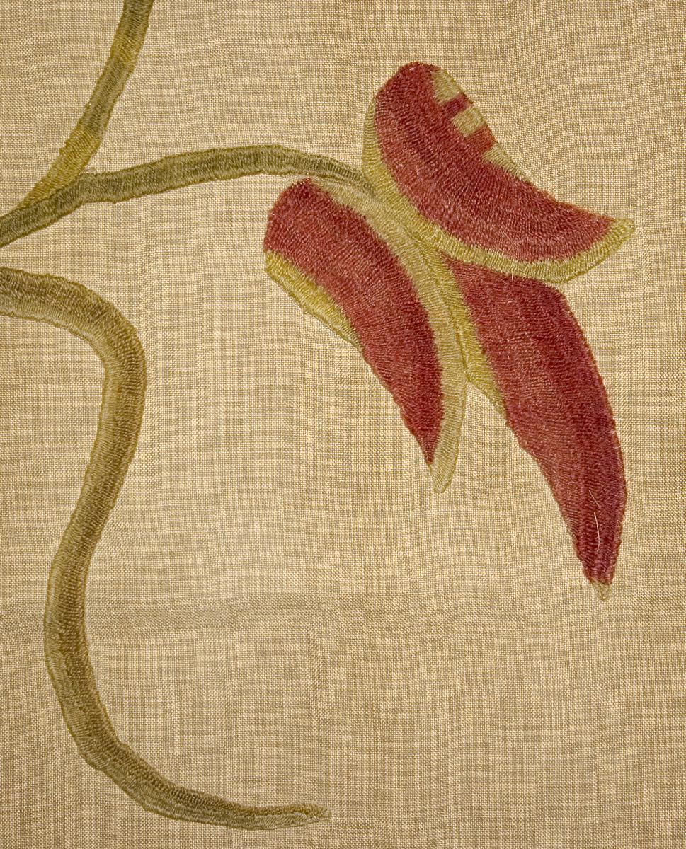 1952.0358.004 Bed Hanging, Side Curtain, Pattern Detail #3