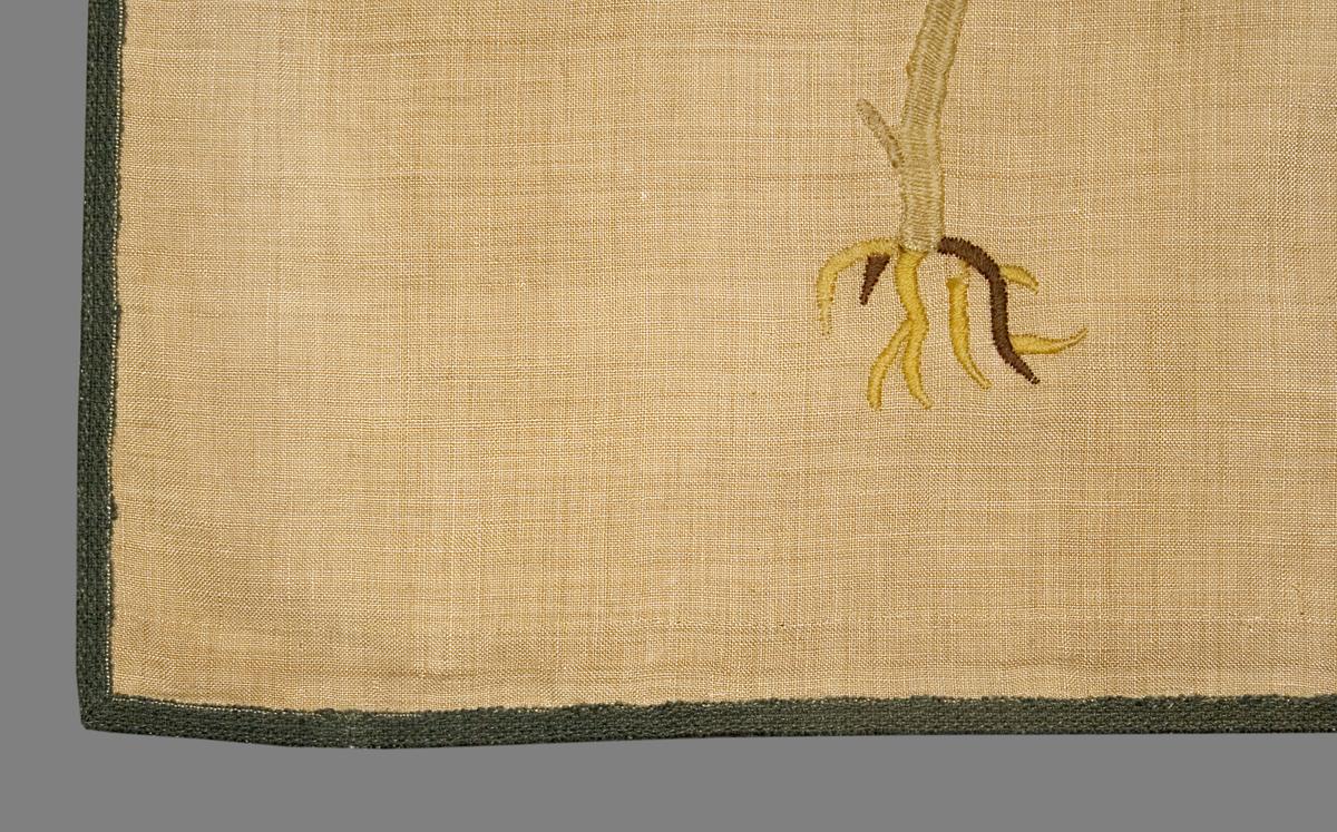 1952.0358.004 Bed Hanging, Side Curtain, Edge Detail