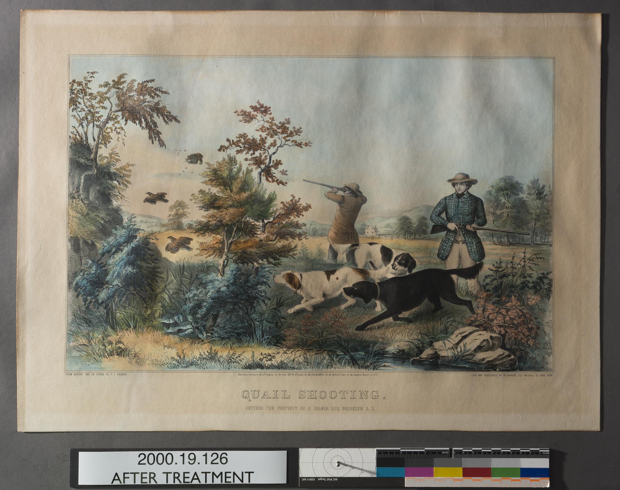 2000.0019.126 A Print, view 3, raking light, after conservation treatment