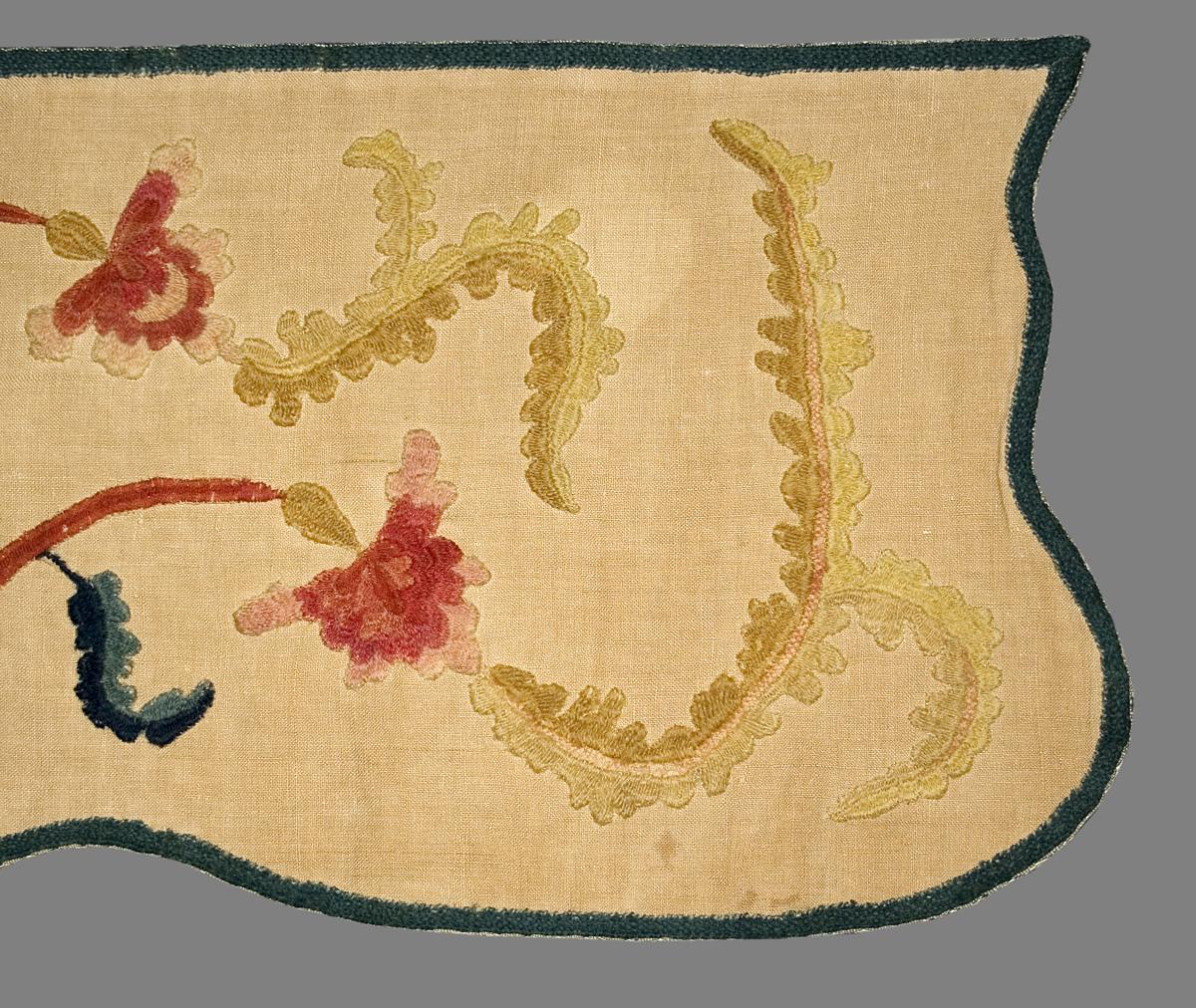 1952.0358.006 Bed Hanging, Valance, Edge Detail