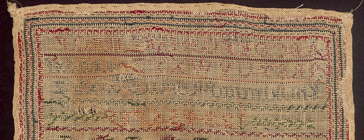 2000.0023 Sampler, Verso Detail