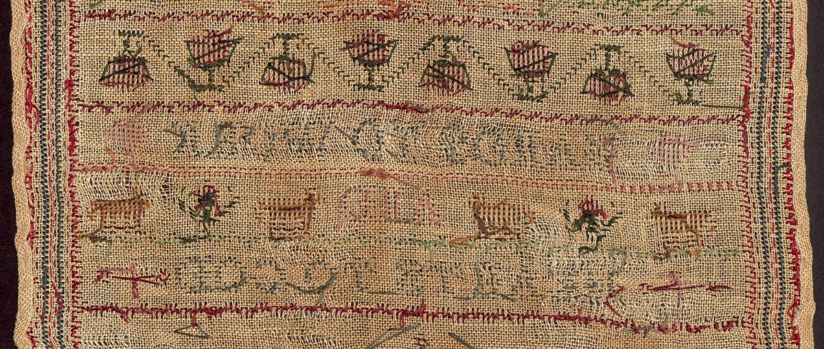 2000.0023 Sampler, Verso Detail 2