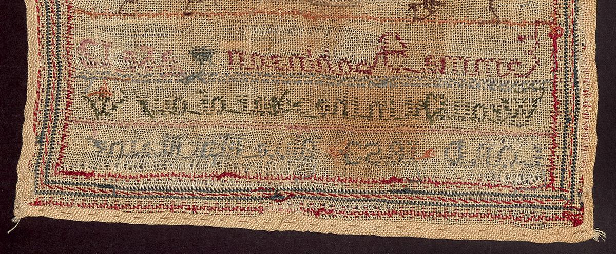 2000.0023 Sampler, Verso Detail 4