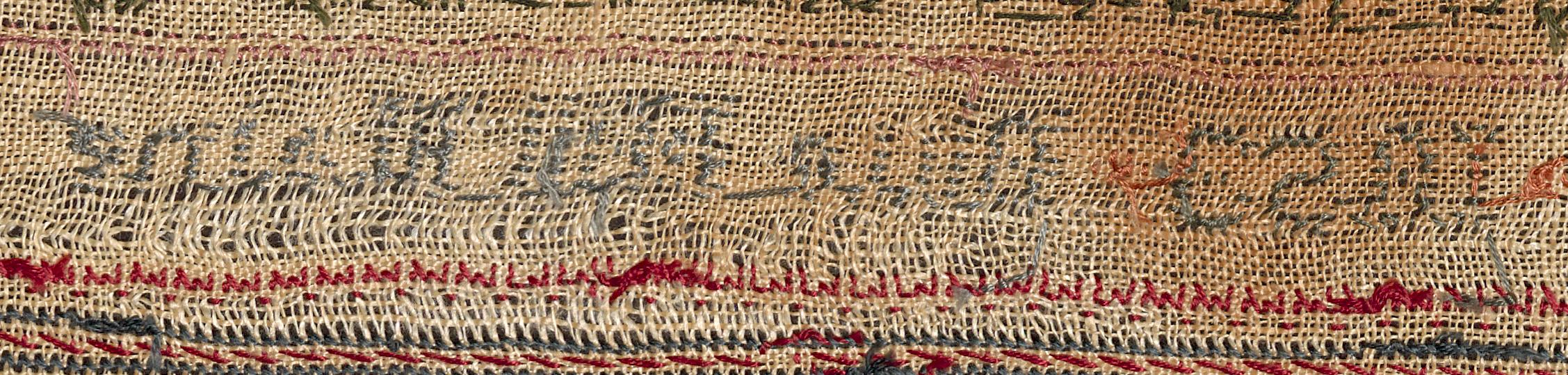 2000.0023 Sampler, Verso Detail 13